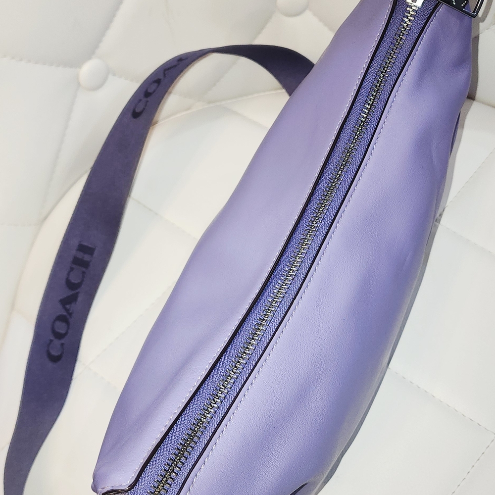 COACH PACE Shoulder Crossbody Bag Light Violet - Picture 3 of 15